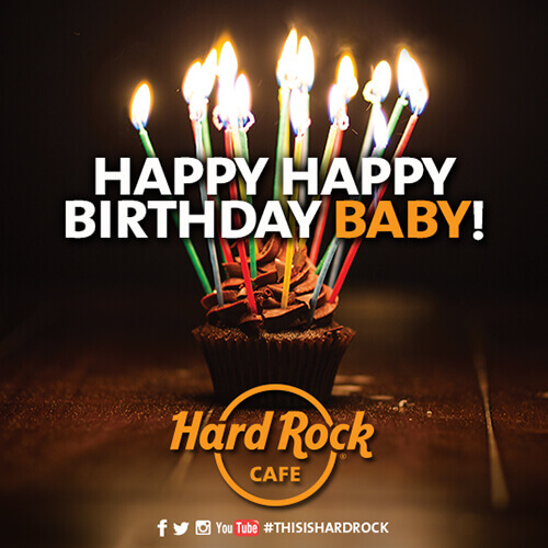 Birthday Hard Rock Cafe Hard Rock Cafe Japan ハードロックカフェ ジャパン