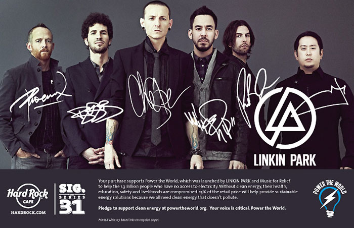 Linkin Park Signature Series 31 | Hard Rock Cafe Japan – ハードロックカフェ・ジャパン