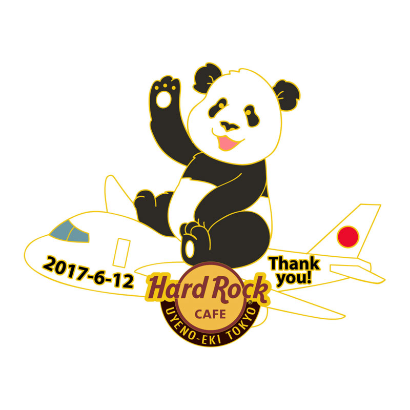 上野店限定 : Good Luck Panda Pin-2 | Hard Rock Cafe Japan