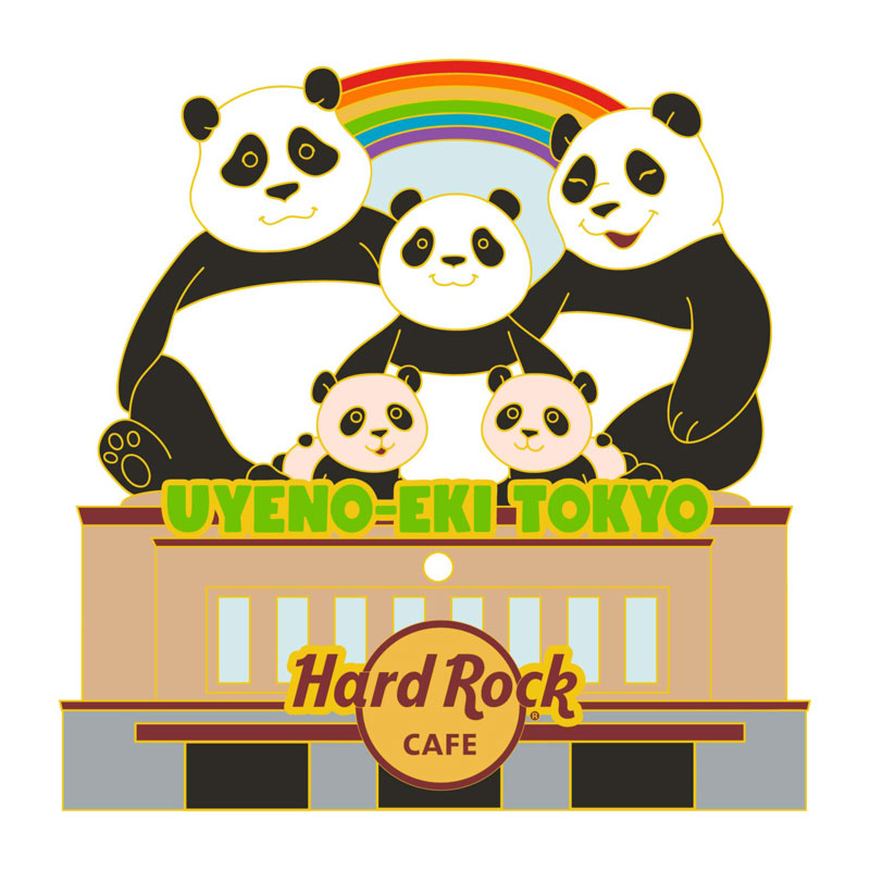 上野店限定 : GOOD LUCK PANDA PIN- 3 | Hard Rock Cafe Japan