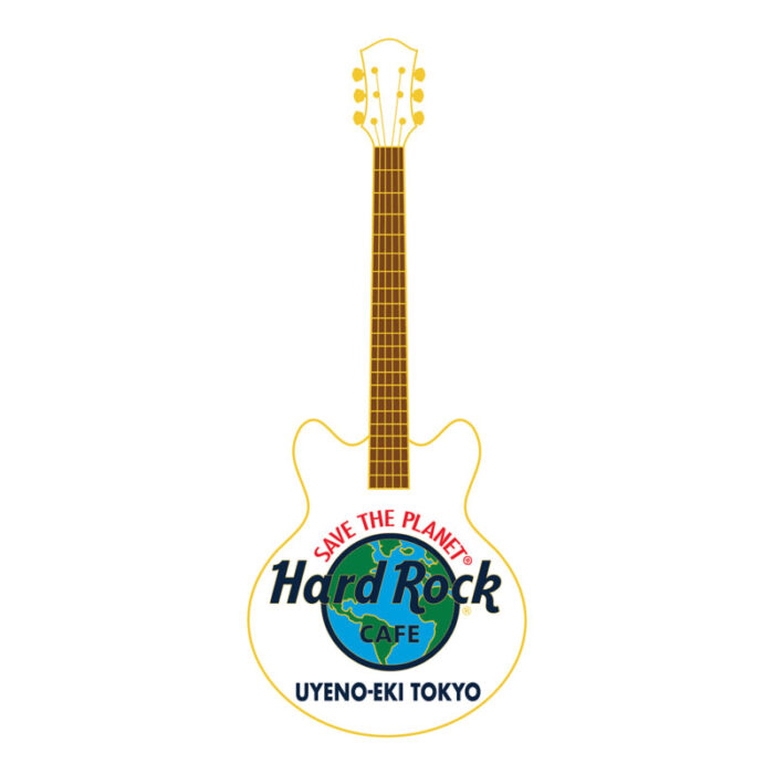 UYENO-EKI TOKYO HALLOWEEN SWORD DAGGER  WHITE HUMAN GUITAR Hard Rock Cafe PIN 