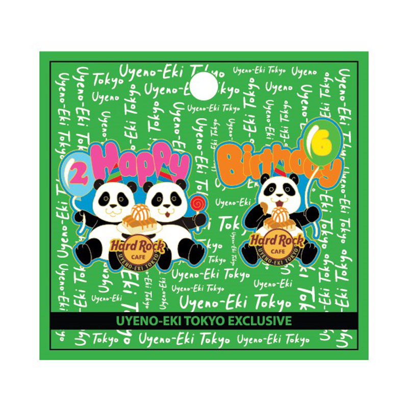 上野店限定 : Birthday Panda Pin Set-2 | Hard Rock Cafe Japan 