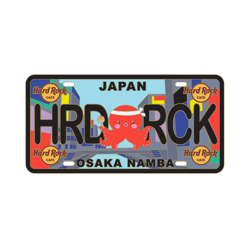 License Plate Pin : OSAKA NAMBA | Hard Rock Cafe Japan – ハード